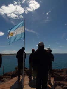 Estudiantes de la LAAN en Punta Tombo